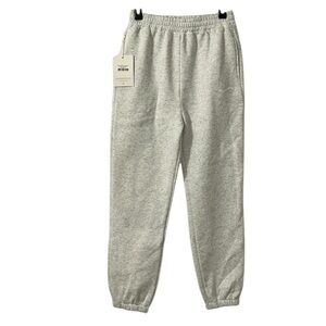 Allfenix Fleece Lined Grey Jogger Sweatpants(Size Small)